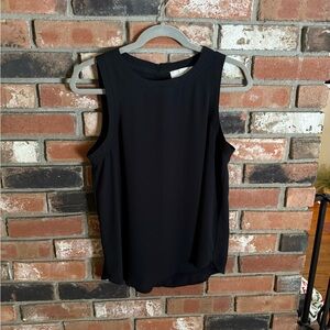 LOFT Black Sleeveless Top